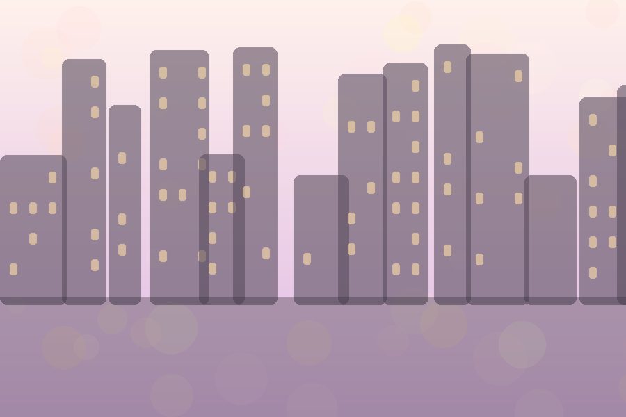 窗边夜色故事场景